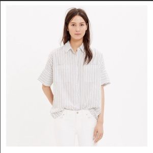 Madewell striped courier shirt